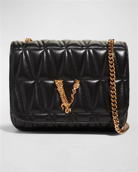 versace virtus square bag|Versace virtus quilted evening bag.